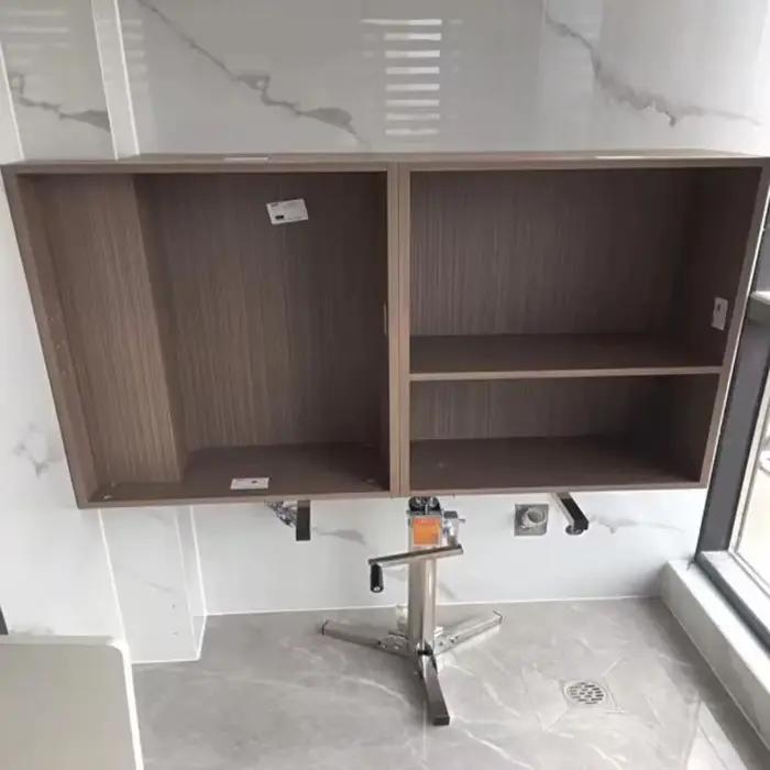 Support d'installation pliable pour armoire suspendue portable, petit élévateur pour armoire de salle de bain, fixation domestique