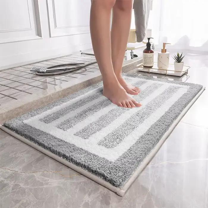 Tapis de salle de bain, tapis antidérapants, toilettes domestiques, tapis de porte de salle de bain, tapis absorbants, ensemble de tapis de salle de bain, décoration de la maison