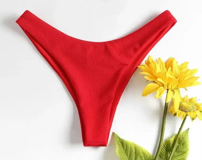Maillot de bain brésilien taille basse pour femmes, culotte, culotte, tanga astronomique, en V, sexy, nouvelle collection