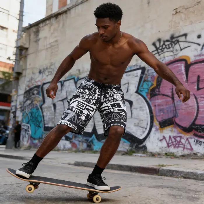 Shorts de plage Bermuda pour hommes, imprimés, pour fitness, sports nautiques, surf, mode, maillot de bain, boardshorts