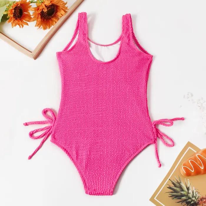 Néon filles adolescents une pièce maillot de bain 7-12 ans été maillots de bain pour enfants maillots de bain pour enfants sport maillots de bain Monokini
