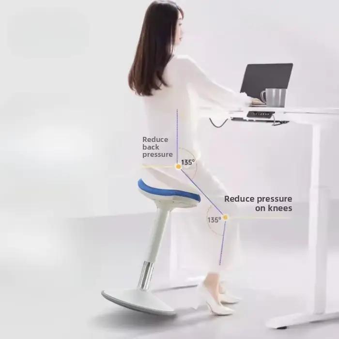 Tabouret de selle sur pied design, chaise de comptoir de Bar à bascule oscillante pour café, usage domestique, tabouret de salle à manger de lecture