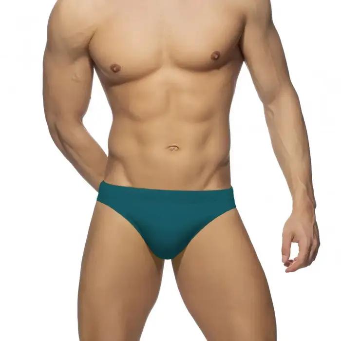 Mini slip de bain pour hommes, pantalon de plage, surf, taille basse, Sexy, planche de surf, couleur unie, rembourré, Push-up, maillots de bain