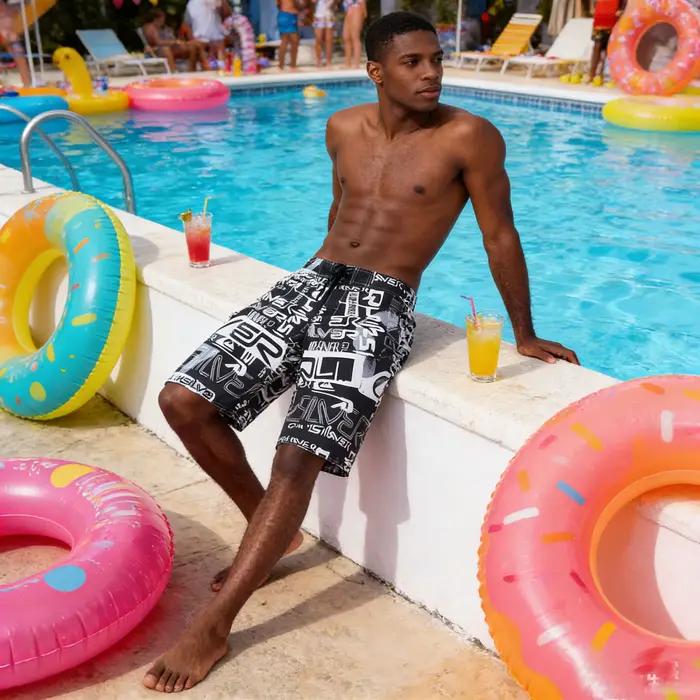 Shorts de plage Bermuda pour hommes, imprimés, pour fitness, sports nautiques, surf, mode, maillot de bain, boardshorts