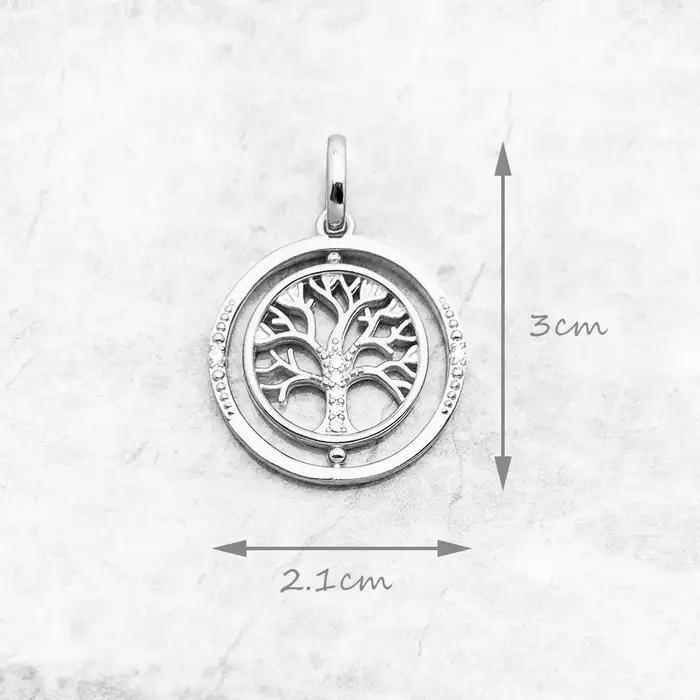 Pendentif arbre de vie en argent Sterling 925