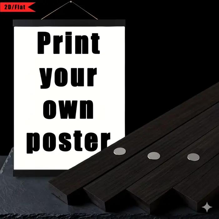 Affiche personnalisée, peinture décorative, livrée avec un cadre magnétique noir, style simple, décoration murale pour la maison