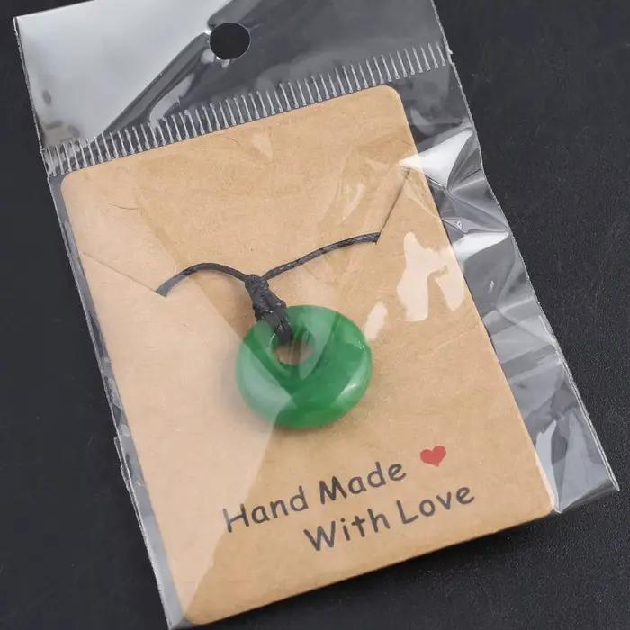 Collier pendentif en pierre naturelle