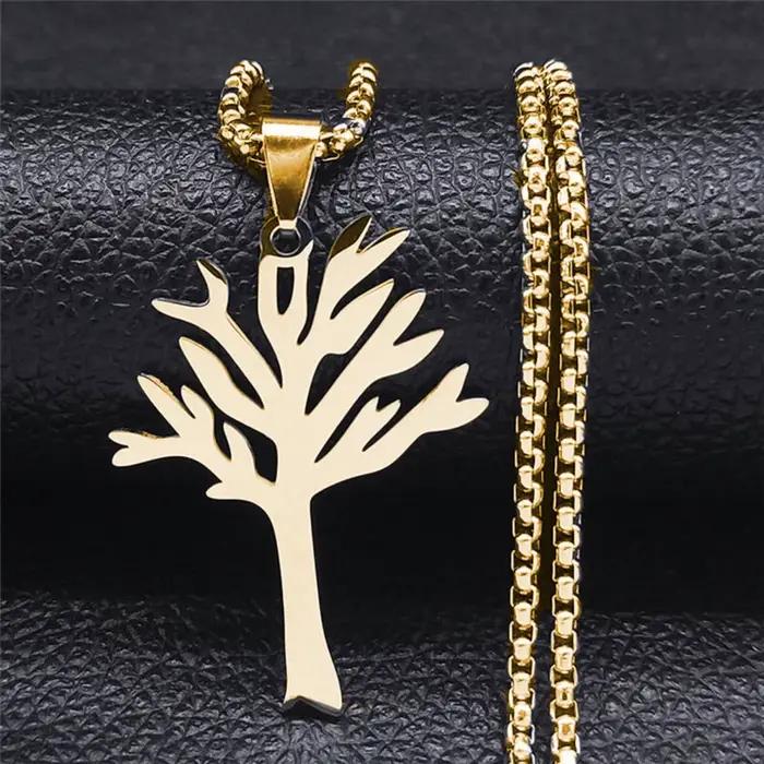 Collier pendentif arbre de vie pour femmes et hommes