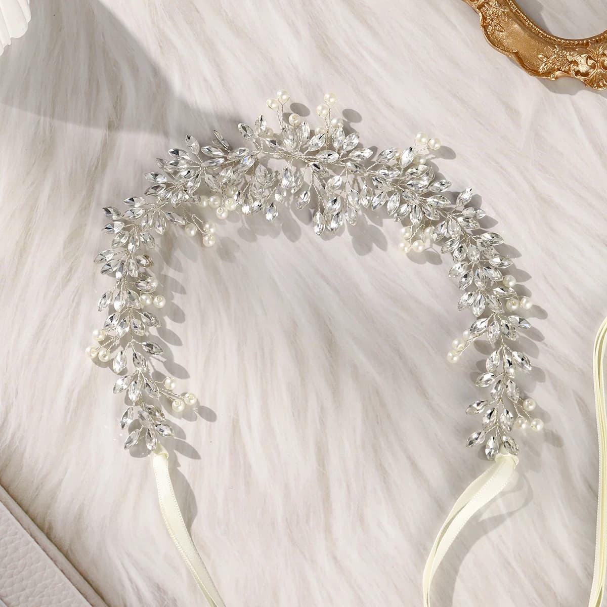 Coréen luxe cristal bandeau casque mode mariée bandeau perle cheveux bijoux accessoires Banquet femm