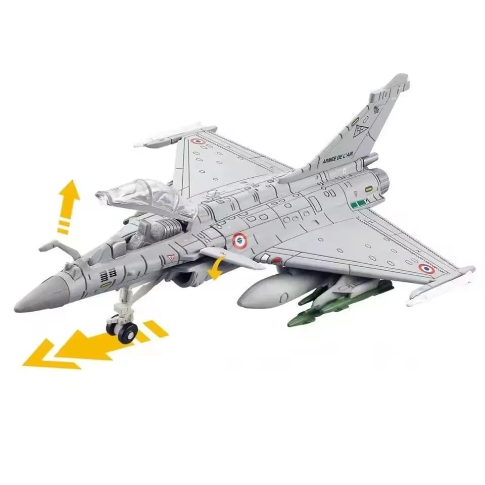 Modèle d'avion de chasse Dassault Rafale, série militaire créative 1:72, décoration pour la maison,