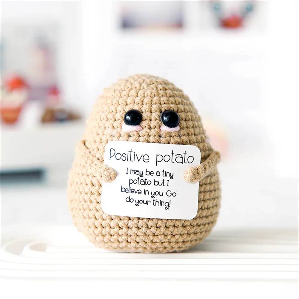 Poupée de pommes de terre Pure tissée à la main, énergie Positive, nouveau produit, pomme de terre f