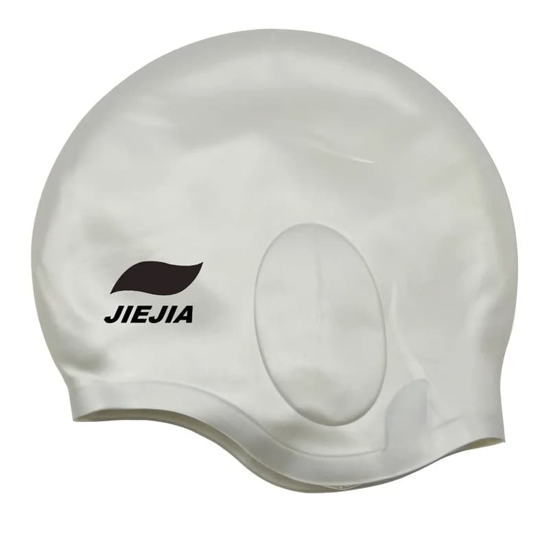 Bonnet de bain professionnel en silicone JIEJIA pour hommes et femmes, extra large, imperméable, en
