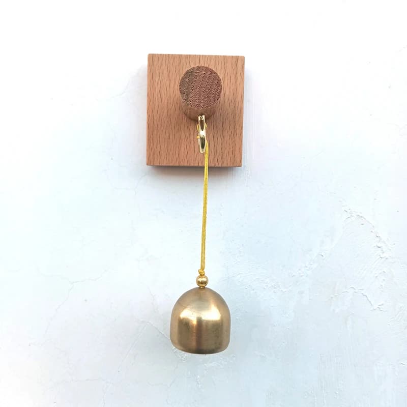Sonnette de porte en bois, cloche de commerçant suspendue, son délicat, ouverture de porte, carillon