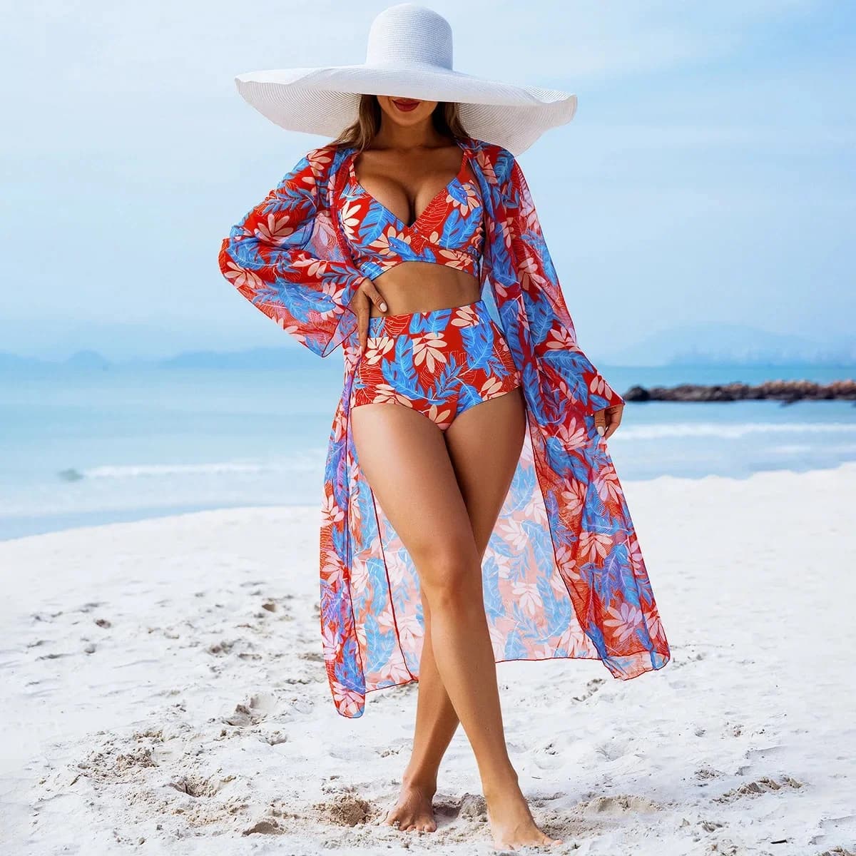 Ningya – maillot de bain trois pièces pour femmes, Sexy, haut de gamme, à la mode, vêtements de spor