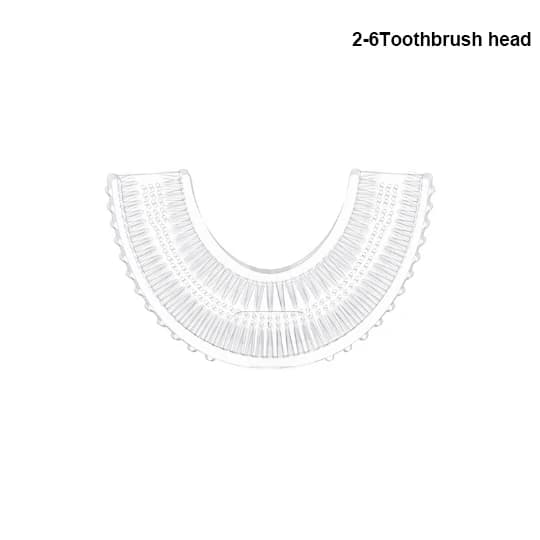 Brosse à dents électrique en forme de U pour enfants, 360 degrés, dessin animé intelligent, brosse à