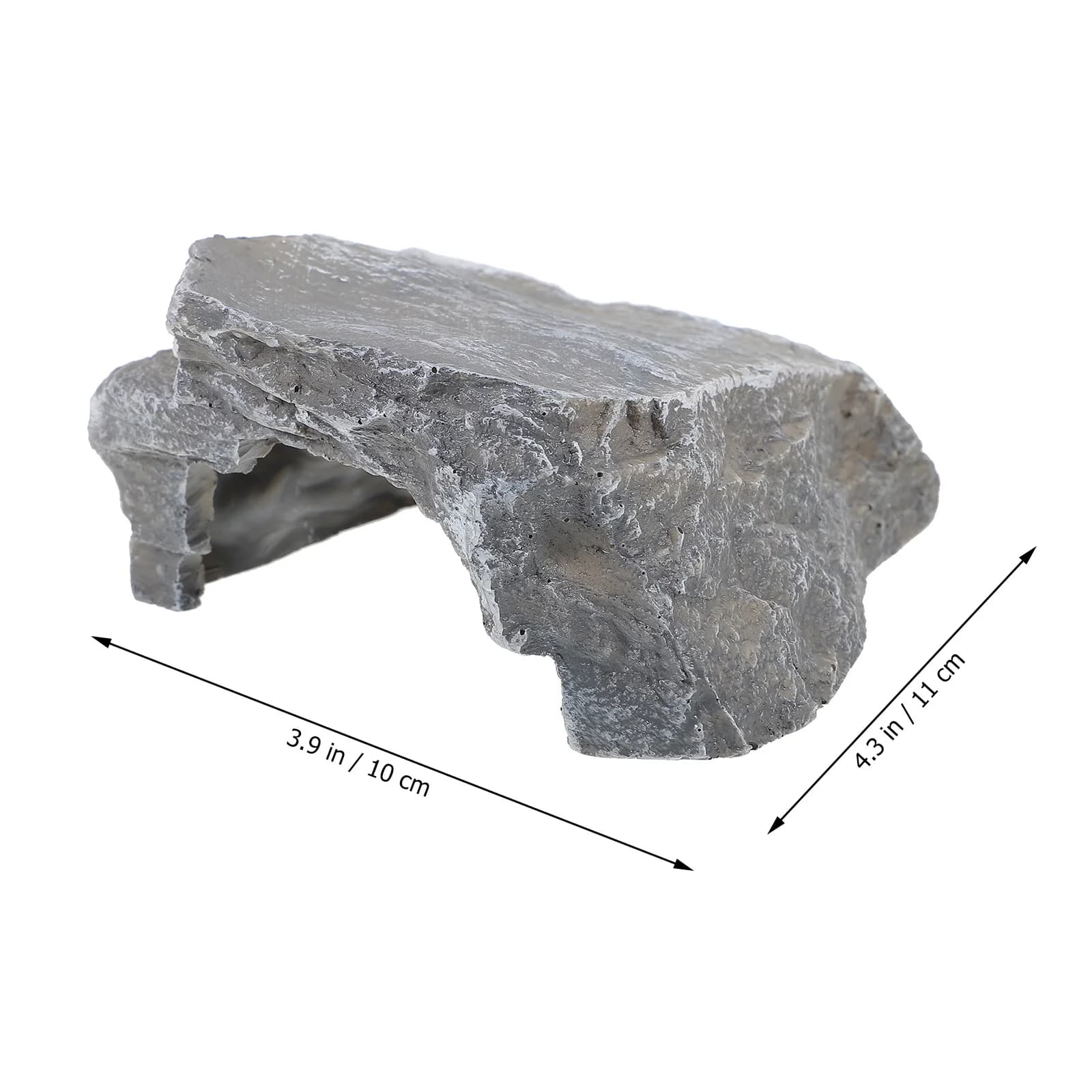 Grotte de Reptile naturelle, petit Terrarium, décor, rampe de tortue réaliste, plate-forme de se pré