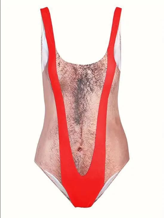 Maillot de bain une pièce à imprimé amusant, vêtements de plage décontractés pour femmes, séchage ra