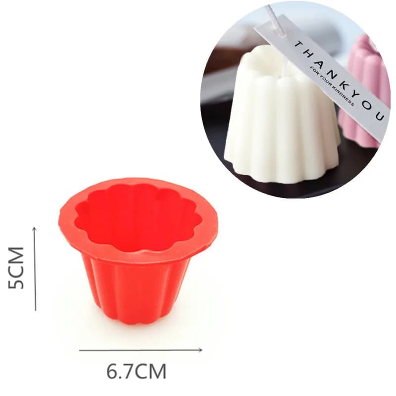 Moule à bougie en Silicone en forme de fromage, Mousse parfumée, à gâteaux, à savon, au chocolat, Fo
