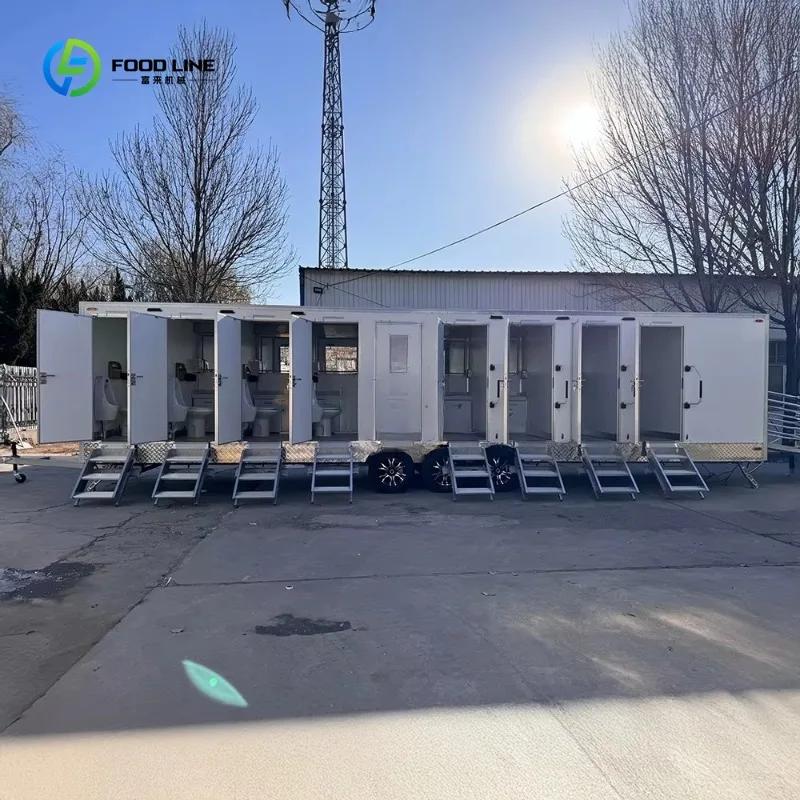 Remorque Sanitaire Mobile Personnalisée avec Lavabo et Meuble de Luxe